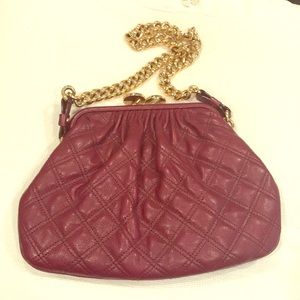 MARC JACOBS Purple Quilted Purse